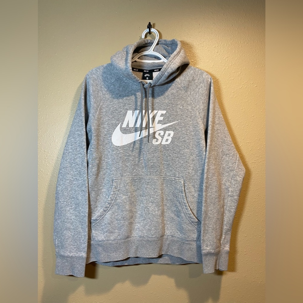 Nike SB®️ Nike Hoodie Pullover Sweatshirt Gray